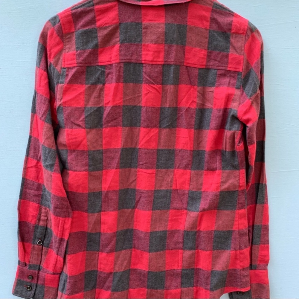 J Crew “Perfect” Buffalo Check Button-Up - image 5